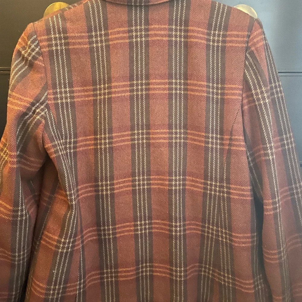 Oversized Plaid Blazer - Picture 4 of 6